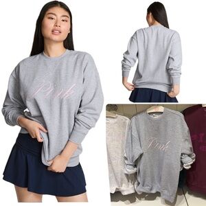 VSPINK Heather Grey Sweatshirt NEW WITH TAGS
